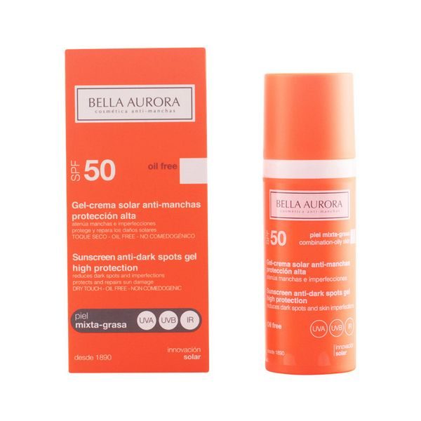 kuva Maksaläiskiä ehkäisevä aurinkovoide Spf 50 Bella Aurora